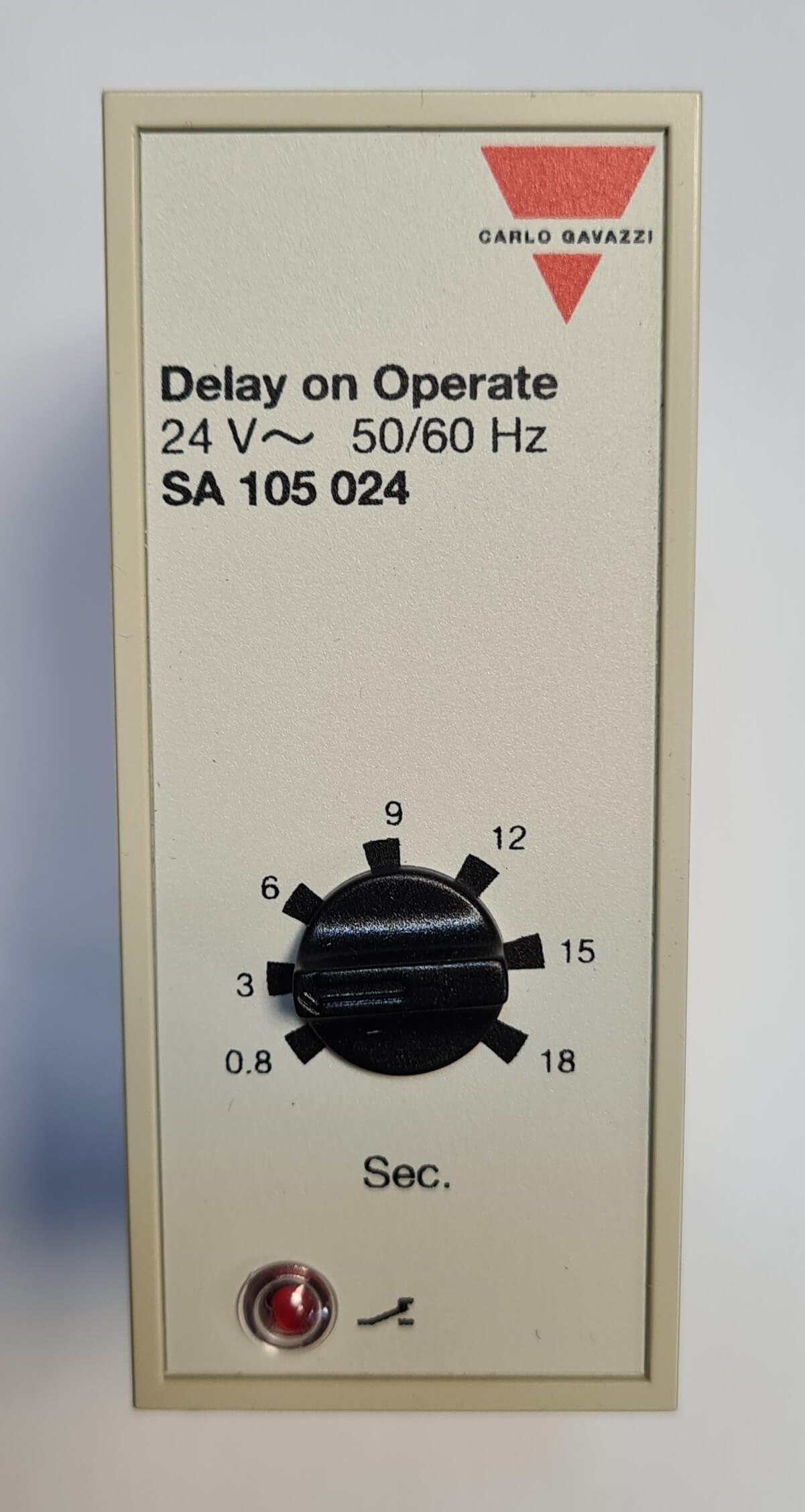 XΡΟΝΙΚΟ DELAY ON 24VAC 0.8-18s 1 METAΓΩΓΙΚΗ ΕΠΑΦΗ, 11 PINS
