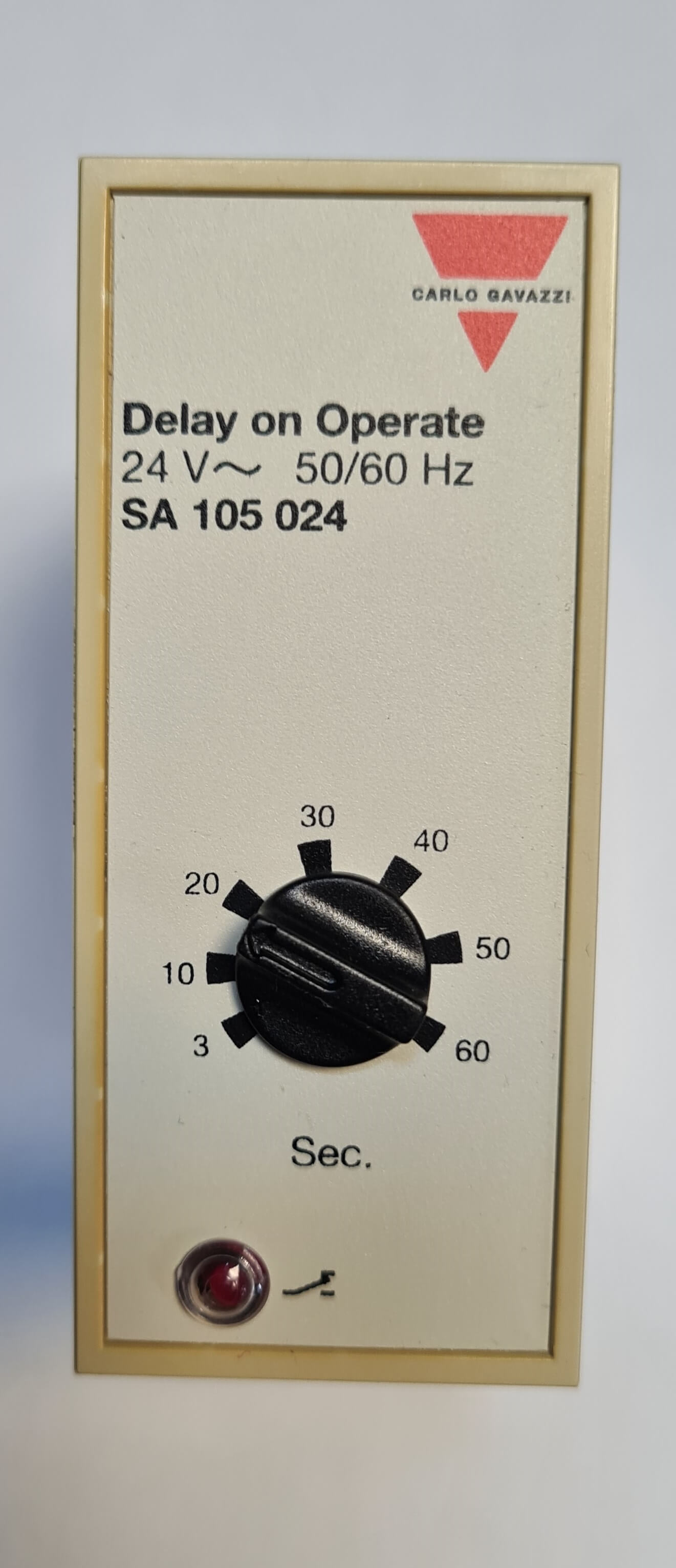 XΡΟΝΙΚΟ DELAY ON 24VAC 3-60s 1 ΜΕΤΑΓΩΓΙΚΗ ΕΠΑΦΗ, 11 PINS