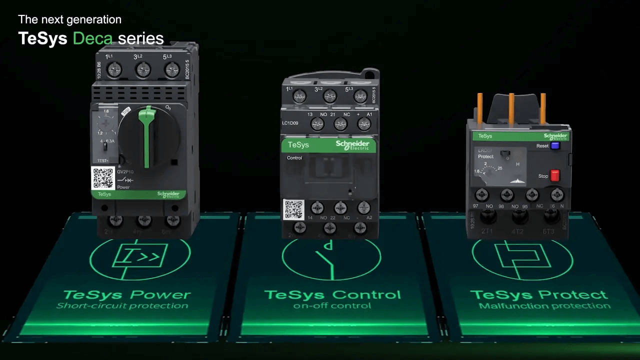 Τα νέα TeSys Deca Advanced από τα 115 έως και τα 150Α είναι εδώ!